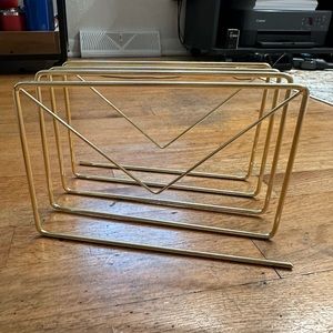 Cute aesthetic mail & file holder - metal envelope file holder - office supplies